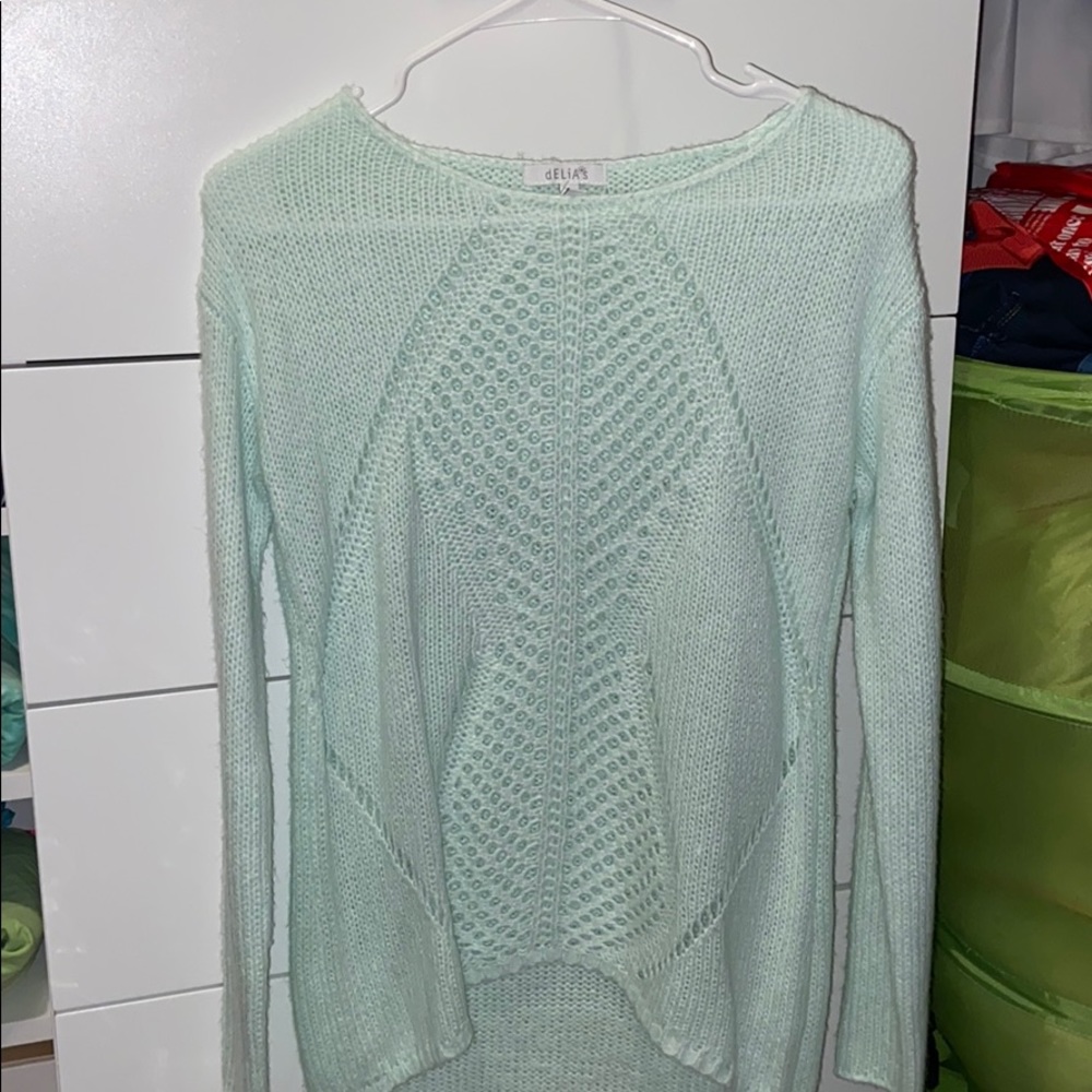 Cute knit long sleeve top